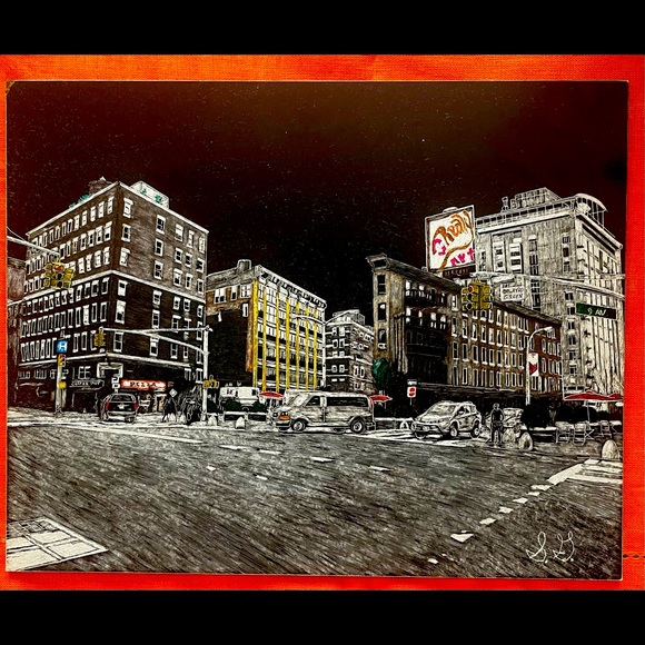 Scrstchboard art 8x10 original - Picture 3 of 3